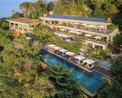 Stunning infinity pool at a luxury beach resort in Cambodia