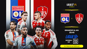 Comment regarder Olympique lyonnais - Brest ? Date, heure, streaming et comment regarder la Ligue 1 McDonald’s sur Ligue 1+, disponible sur DAZN​