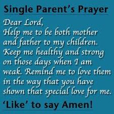 AMEN...! - single mother quotes - single parent - single ... via Relatably.com