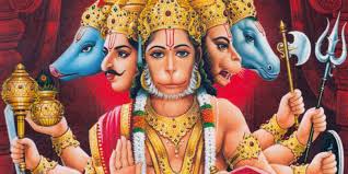 Image result for panchamukha anjaneya