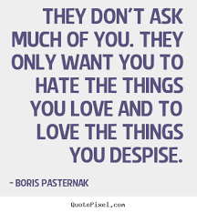 Quotes about love - They don&#39;t ask much of you. they only want you.. via Relatably.com