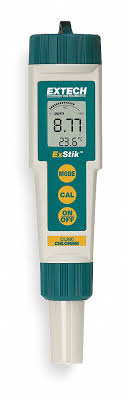 EXTECH, Chlorine, Total Residual Chlorine/Water Temp, Pocket ...