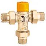 Thermostatic diverter valve for solar thermal systems ...