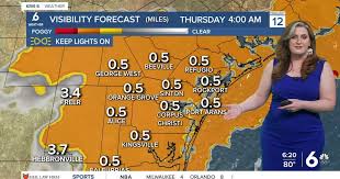 Thursday morning will be foggy across most neighborhoods