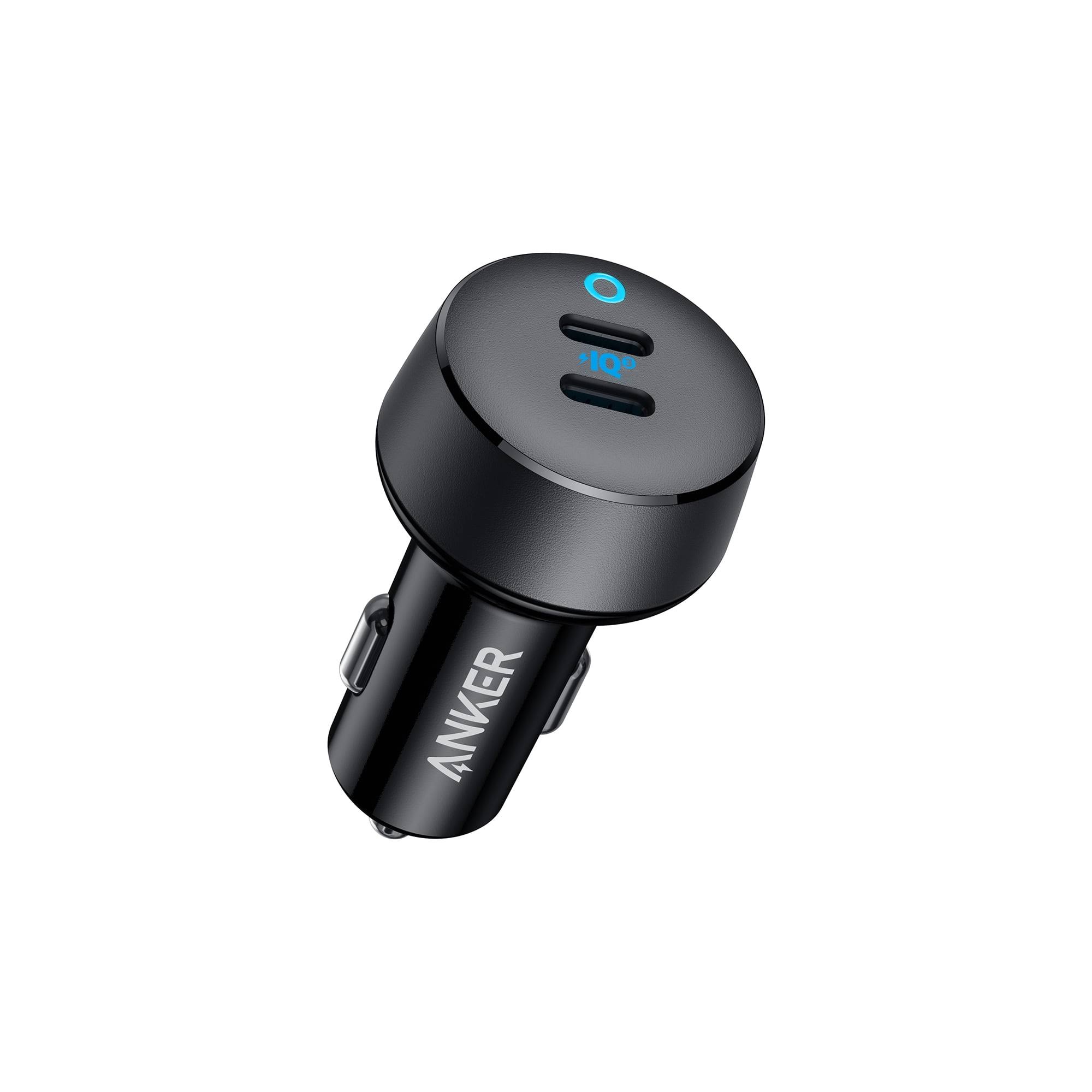 Anker 40W Dual Usb-c Car Charger with Power Delivery Fast Charger