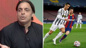 Shoaib Akhtar enters Messi-Ronaldo GOAT debate. Cricket fans ask why