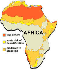 Image result for desertification in africa