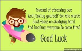 Good Luck Messages for Exams: Best Wishes for Tests | Sms Text ... via Relatably.com