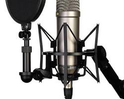Image of Rode NT1A studio microphone kit with shock mount and pop filter