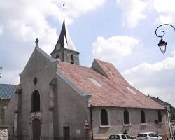 Façade principale de l'église SaintFiacre