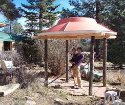 Image result for satellite dish gazebo
