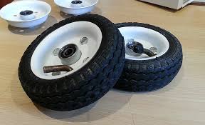 Image result for pneumatic skateboard wheels