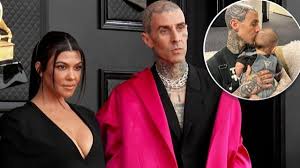 Kourtney Kardashian's Husband Travis Barker Reacts to Leaked Photo of Baby 
Rocky