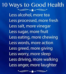 10 Ways to Good Health... | Quotes, Scripture Verses, and Good ... via Relatably.com