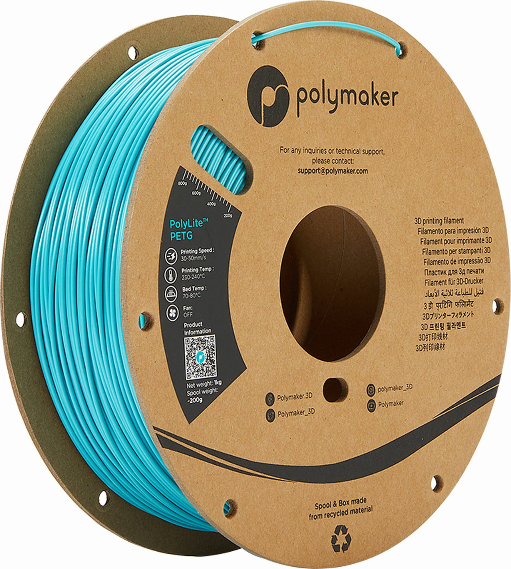 Polymaker 1.75mm PolyLite PETG Filament
