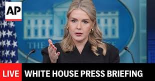 LIVE: White House press briefing with Karoline Leavitt
