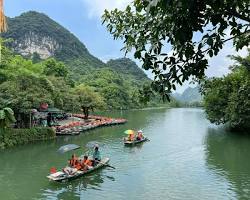 Bamboo rafting in Trang An的圖片