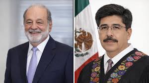 Presidente de la SCJN se reúne con Carlos Slim y Arturo Elías Ayub