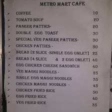 Veg & Nonveg Snacks Available In METRO MART CAFE JOIN NOW.