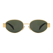 CELINE Triomphe Metal 01 Sunglasses in Metal - POIZON