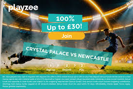 Use Playzee to net a 100% match bonus up to £30 ahead of Crystal Palace vs Newcastle