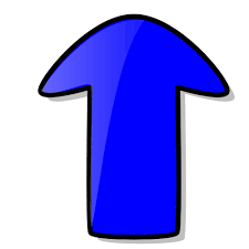 arrow cartoon blue up - public domain clip art image @ wpclipart. - arrow_cartoon_blue_up