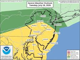 ‘Life-threatening flash flooding,’ fierce thunderstorms, tornadoes possible for N.J. today