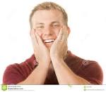 Happy Man With Hands On Face Stock Photography - Image: 28126082 - happy-man-hands-face-28126082
