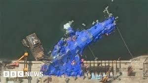 North Korea detains three officials over warship launch accident