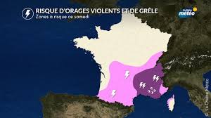 Orages violents ce week-end : fortes pluies et grêle, quelles sont les régions concernées ?