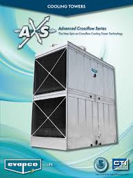 EVAPCO AXS Cooling Tower Catalogue Bulletin 333A REV 1 | PDF ...
