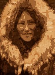 Charleen Watt of Kuujjuaq won third prize in the 2011 Canadian Aboriginal Writing and Arts Challenge for this photomontage illustration of an Inuk woman&#39;s ... - 3-Charleen-Watt-755x1024hor