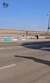 زن اسرائیلی با نوزادش جلوی کامیون کمک به فلسطینی ها را گرفت