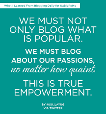 8 Blog-Changing Lessons Learned From NaBloPoMo | BlogHer via Relatably.com