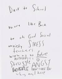 School Social Anxiety Quotes. QuotesGram via Relatably.com