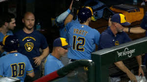First-place Crew picks up Drohan with 5-run frame to thwart Reds