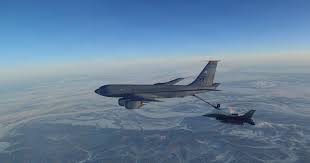 U.S. fighter jets intercepting Russian warplanes off Alaska