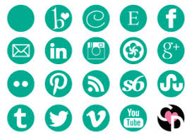 Resultado de imagen de social media icons