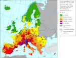 Aire europe map