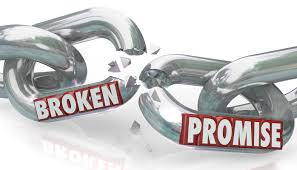 Image result for broken promises