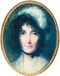 Maria Letizia Bonaparte, par Jean-Baptiste Isabey. Miniature (1800) ornant le dessus d&#39;une tabatière. (Musée du Louvre, Paris.) - 1004867-Maria_Letizia_Bonaparte