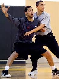 Image result for picture of obama playing basketball