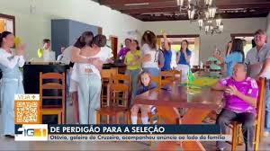 Esporte: Otávio comemora convocação para Seleção com família em Perdigão