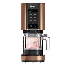 Ninja CREAMi Ice Cream Maker & Frozen Dessert Maker with 3 Containers, 7 Programmes, Makes Ice Cream, Gelato, Sorbet, Smoothie Bowl, Milkshakes and More, Makes 1.4 L Ice Cream, Black & Copper, :