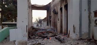 Resultado de imagem para hospital e atingido por bombardeios dos eua no afeganistão
