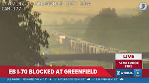 I-70 Reopens Near Greenfield After Fiery Semi-Truck Crash!