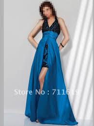 Image result for blue and black dress