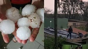 Chuva de granizo causa danos em quase 80% de cidade no interior do RS