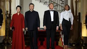 Melania Trump is All Wrapped Up in A Bow for State Dinner for China’s President Xi Jinping