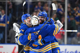 Sabres Player Survey Reveals Locker Room Dynamics; Dominate Sharks 5-0